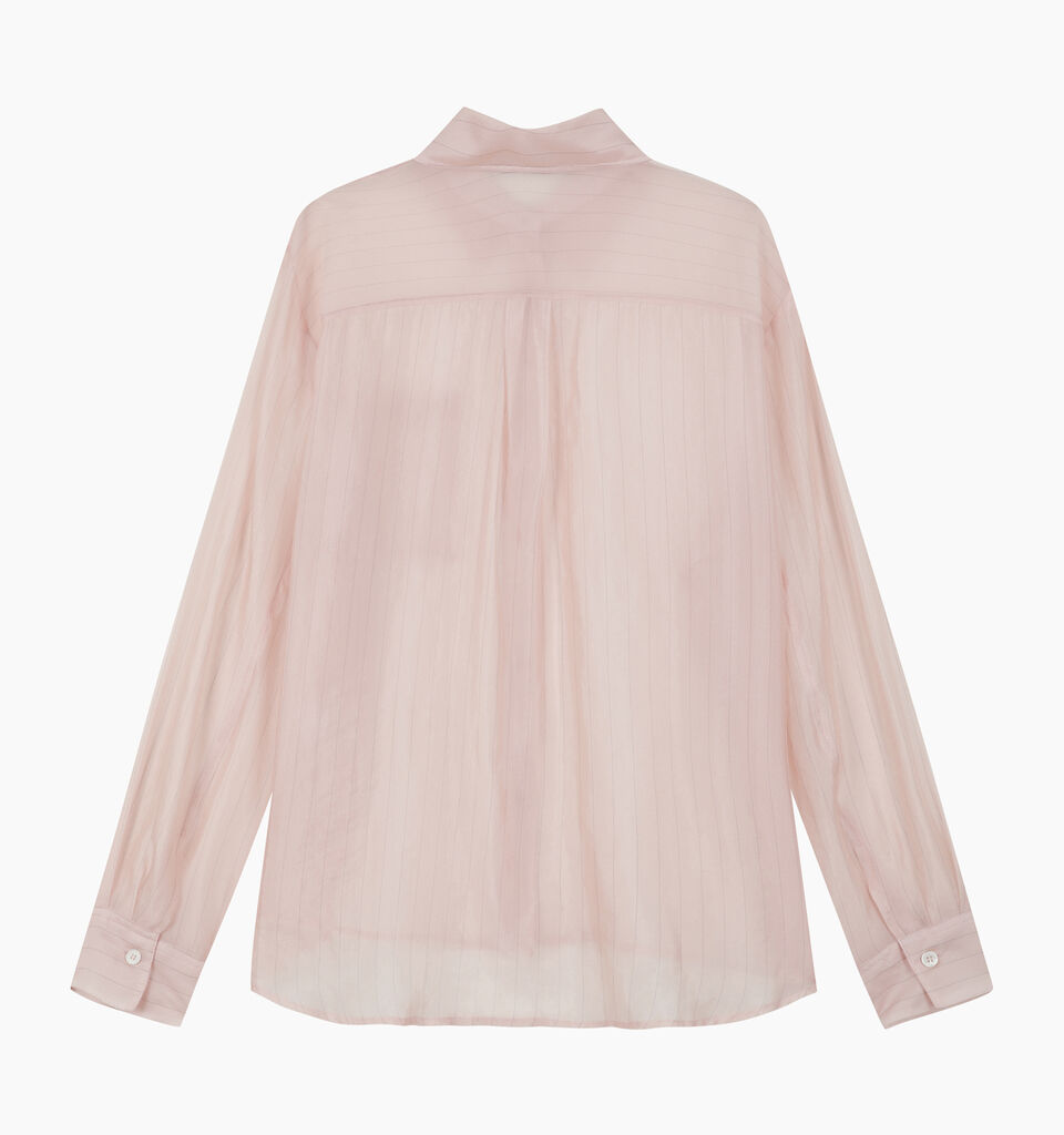 Pink semi sheer shirt - sisley k shirts - Blush | Sisley K image number 2